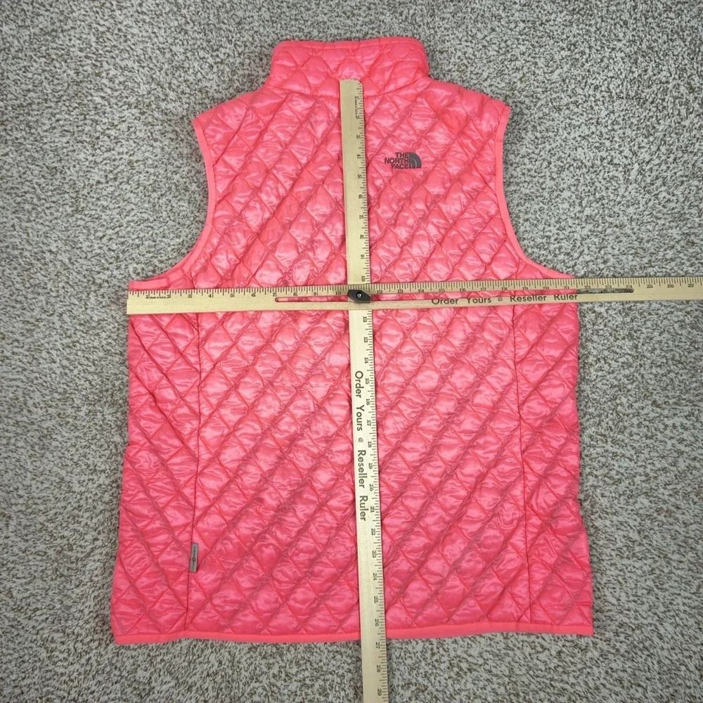 The North Face Vest Womens XL Pink ThermoBall Quilted Puffer Outdoor Lightweight